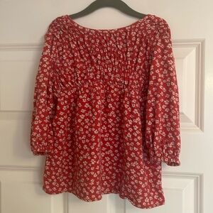 Zara Floral Red Dress, 2T